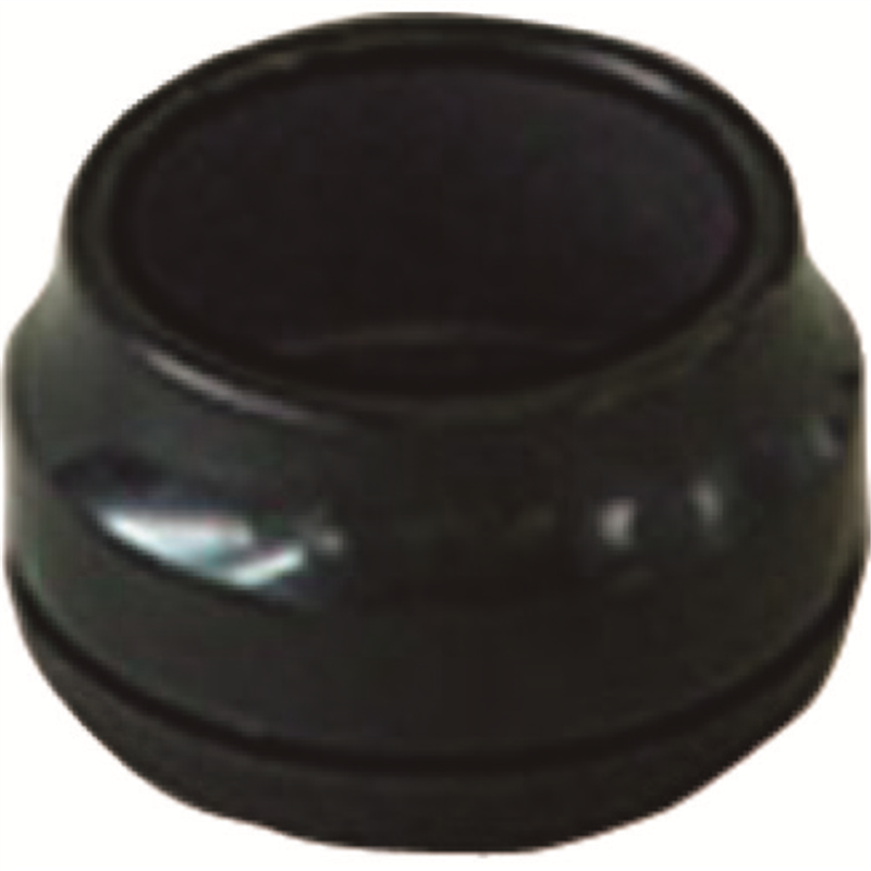 yazaki イレクター Φ28 ハードキャップゴム付 EF-1203A ブラック 1個（ご注文単位1個）【直送品】