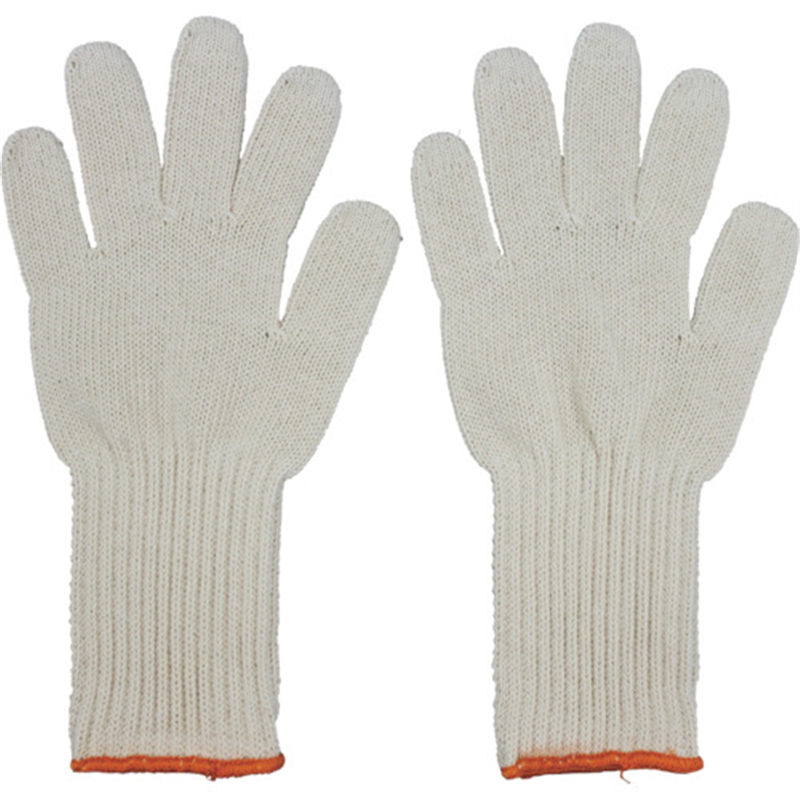 福徳 厚手純綿手首ロング手袋 12双組 1組（ご注文単位1組）【直送品】