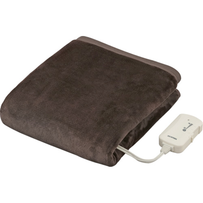 IRIS 107142 電気毛布 敷き ダークブラウン 1枚（ご注文単位1枚）【直送品】