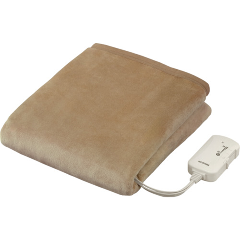IRIS 107141 電気毛布 敷き ライトブラウン 1枚（ご注文単位1枚）【直送品】