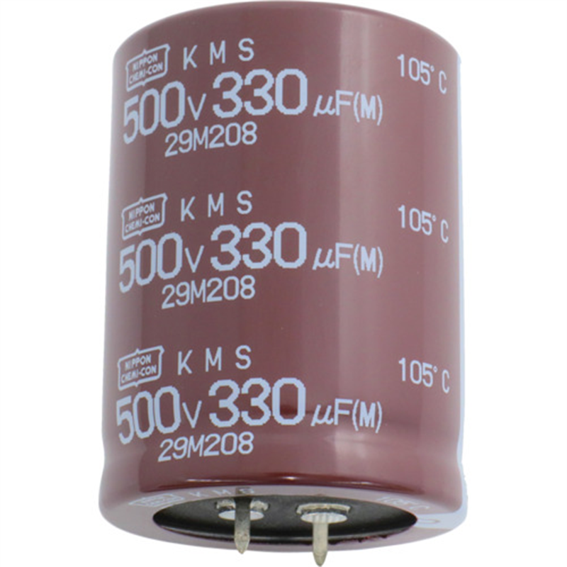 ケミコン 大型アルミ電解コンデンサ KMSシリーズ 400V 220μF 1個(ご注文単位1個)【直送品】