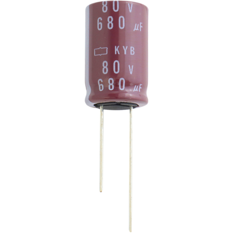 ケミコン 小型アルミ電解コンデンサ KYBシリーズ 63V 390μF 1個(ご注文単位1個)【直送品】