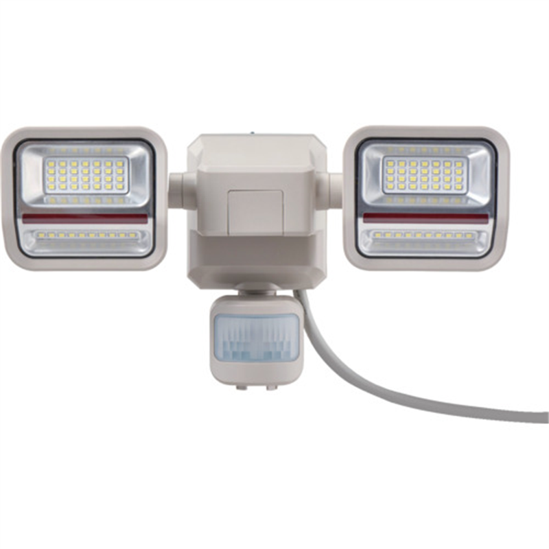 ELPA 屋外センサーライト 二面発光ACセンサーライト2灯 1個（ご注文単位1個）【直送品】