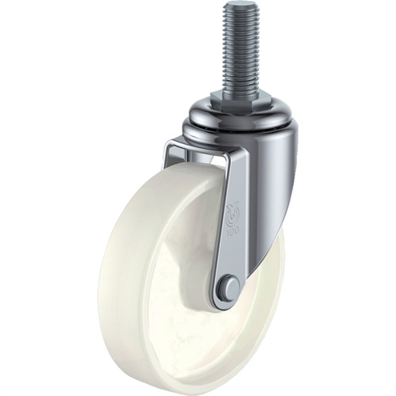 ユーエイ ねじ込み式 自在 キャスター ナイロン 車輪径50mm  Eタイプ ET型 ネジ寸法M12×35ピッチ1.75 1個（ご注文単位1個）【直送品】