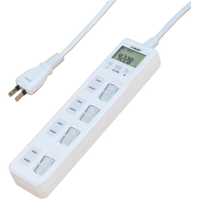 EXHEART 電源タップ 賢く節電スイッチ付きタップ 4口 2m 1個（ご注文単位1個）【直送品】