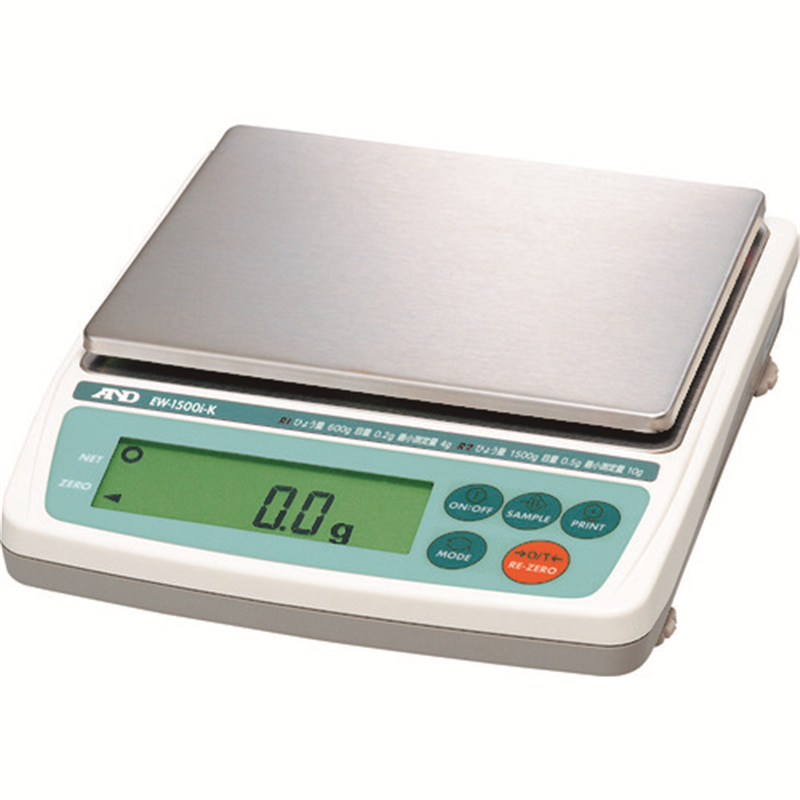 A&D 検定付きパーソナル天びん EW1500i-K 8区検定品 1台（ご注文単位1台）【直送品】