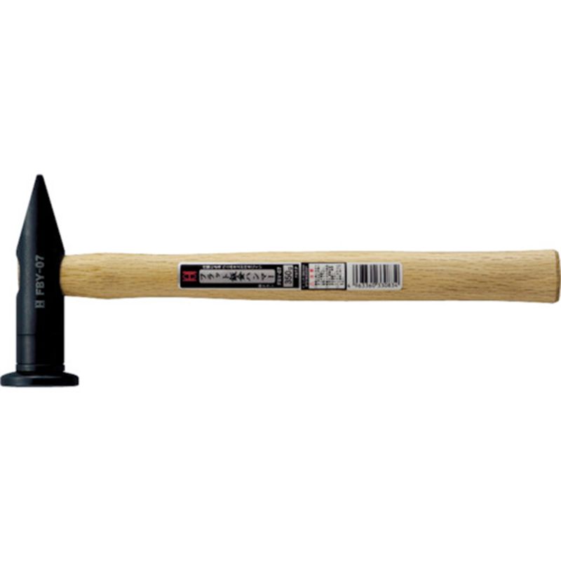 OH フラット板金ハンマー小口径(横ナラシ)#1/2 1本（ご注文単位1本）【直送品】