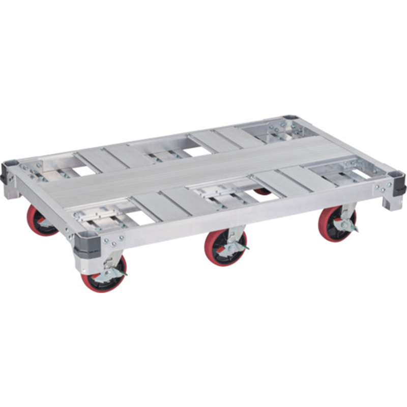 ハセガワ アルミ運搬車 イットン台車 6輪タイプ 1台（ご注文単位1台）【直送品】