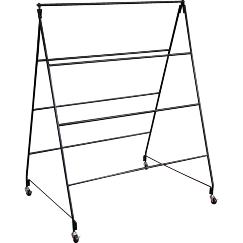 TRUSCO 折り畳みハンガーラックA型(キャスター付き)1200×900×H1500 1台（ご注文単位1台）【直送品】