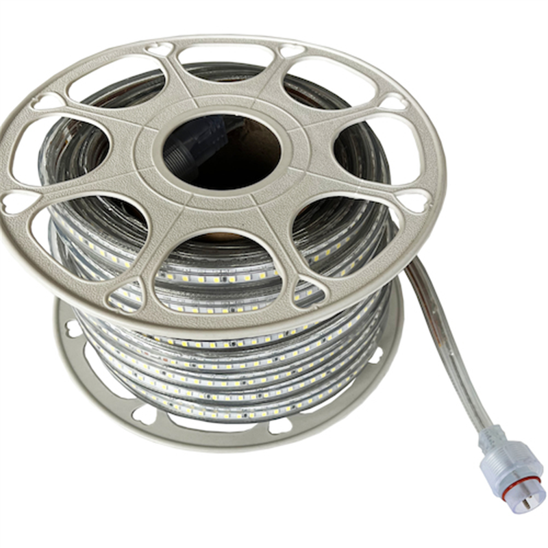 富士倉 両面発光20M LEDロープライト 白 増設用 1巻（ご注文単位1巻）【直送品】
