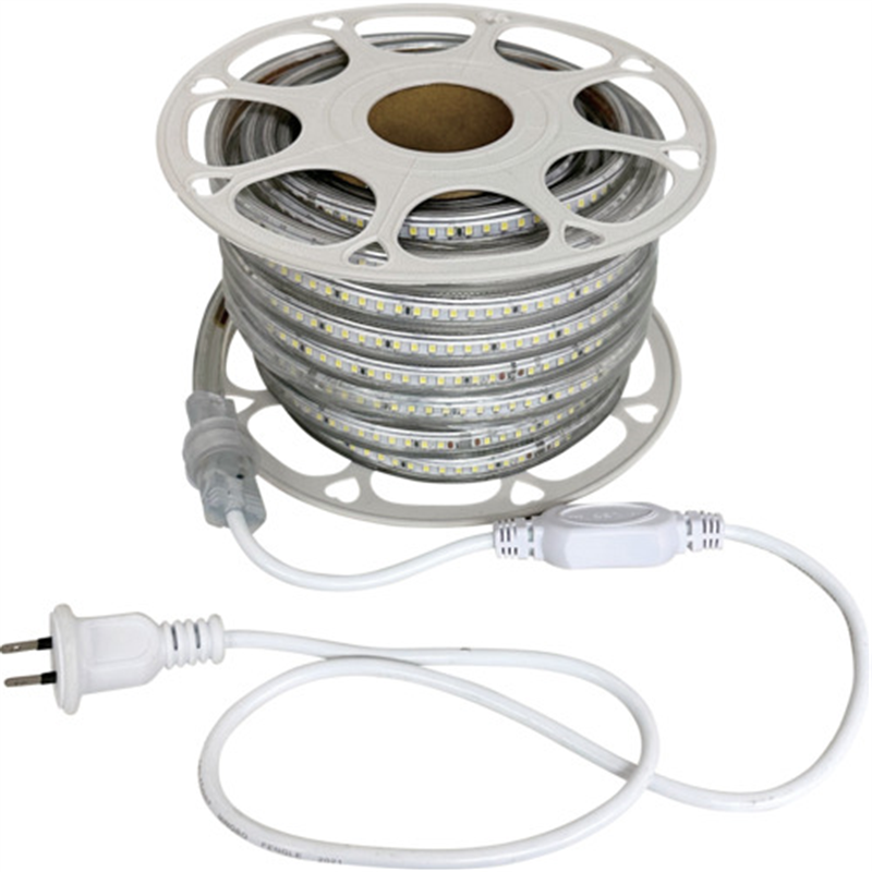 富士倉 両面発光LEDロープライト 20M 白色 1巻（ご注文単位1巻）【直送品】