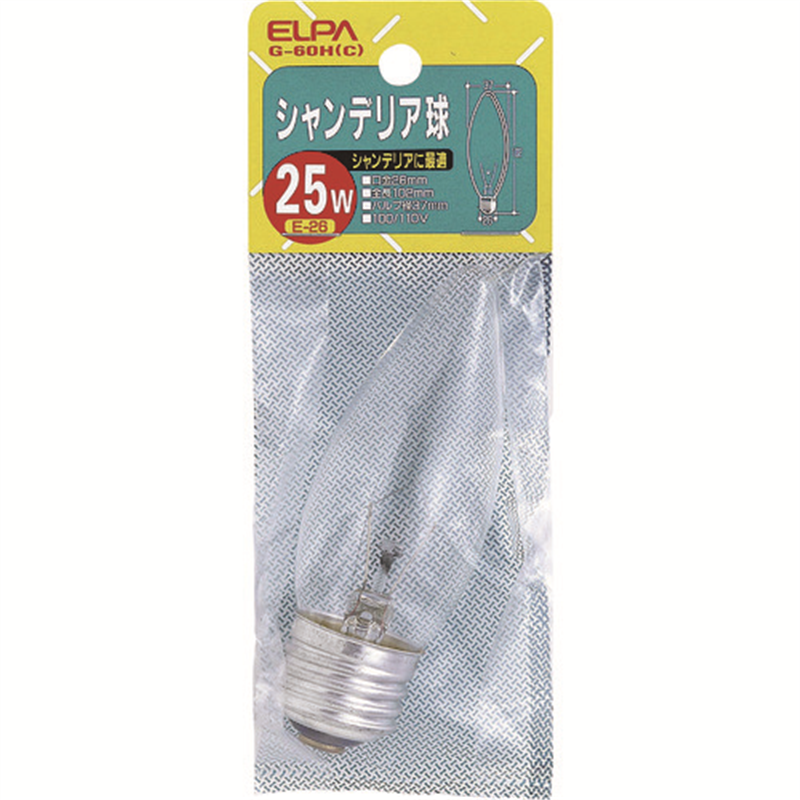 ELPA シャンデリアE26 1個（ご注文単位1個）【直送品】