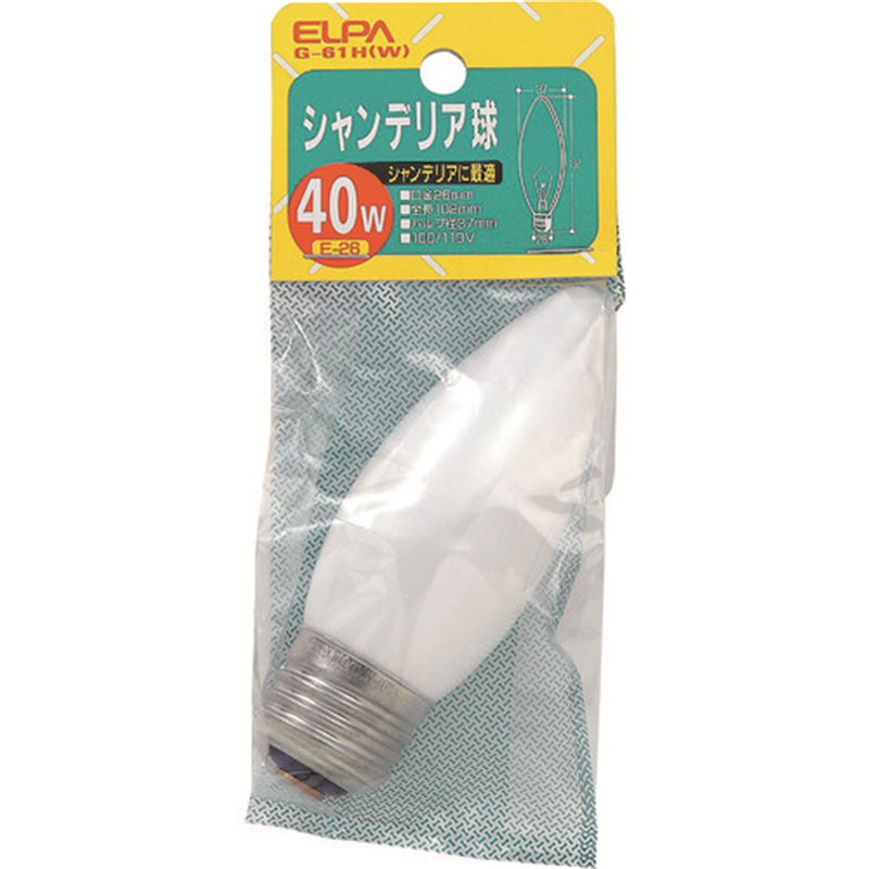 ELPA シャンデリアE26 1個（ご注文単位1個）【直送品】