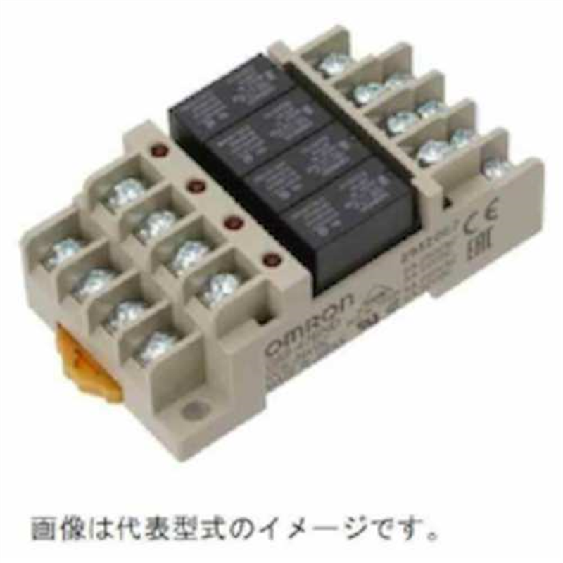 OMRON ターミナルリレー 接点構成1a×4 高耐久性型 1個（ご注文単位1個）【直送品】