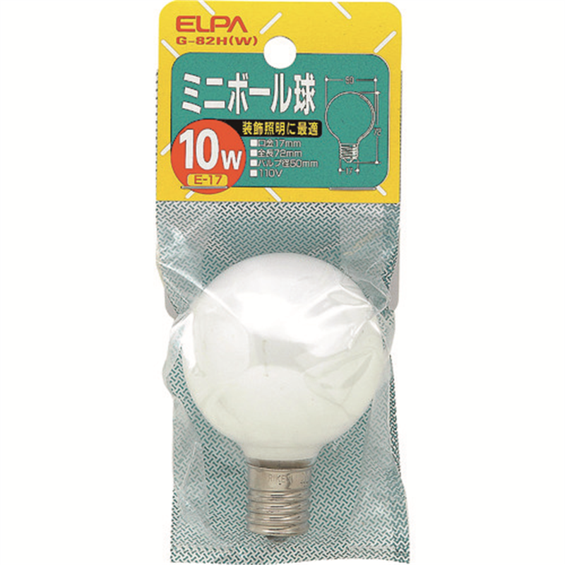 ELPA ミニボール球 1個（ご注文単位1個）【直送品】