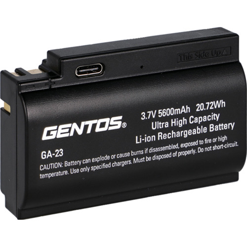 GENTOS Gシリーズヘッドライト専用充電池GA23 1個（ご注文単位1個）【直送品】