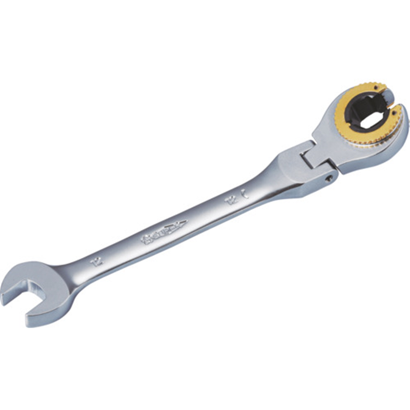 スーパー オープンギアレンチ(フレックスタイプ)L:176mm 呼び:12 1丁（ご注文単位1丁）【直送品】