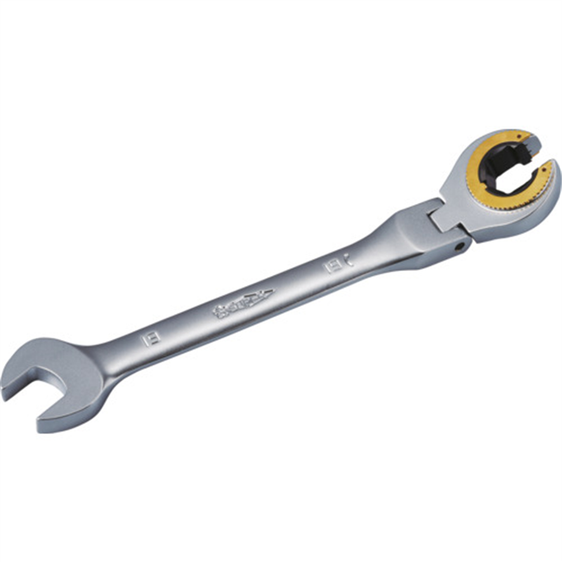 スーパー オープンギアレンチ(フレックスタイプ)L:248mm 呼び:19 1丁（ご注文単位1丁）【直送品】