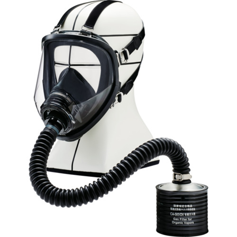 シゲマツ 隔離式防毒マスク GM161-2 1個（ご注文単位1個）【直送品】