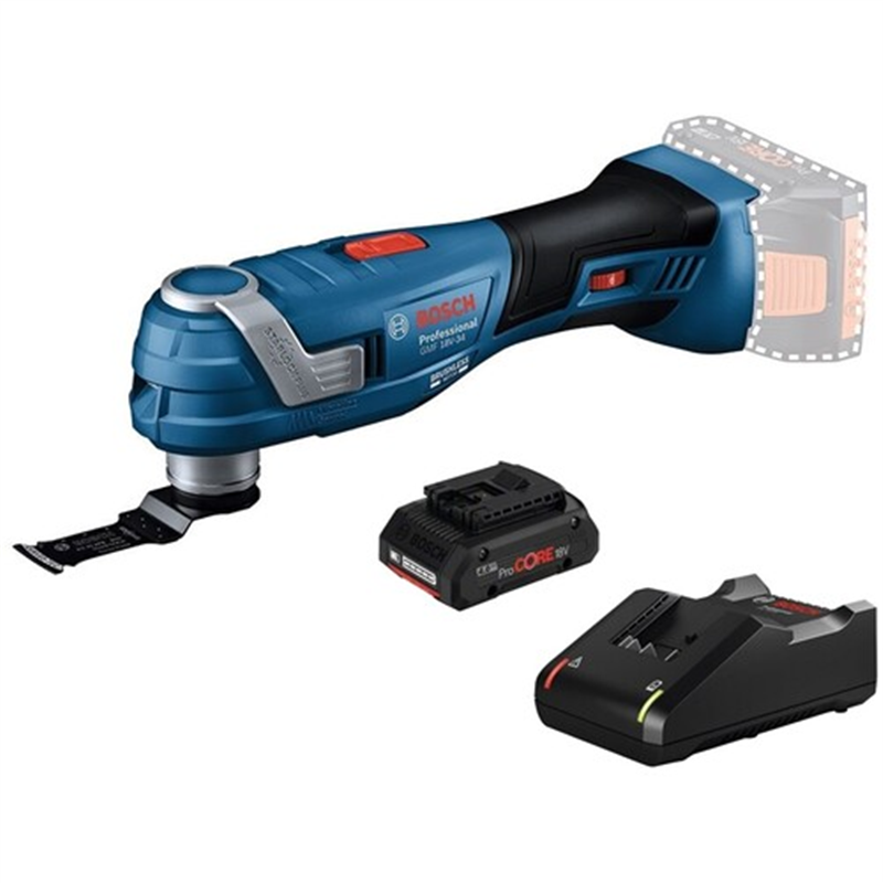 ボッシュ コードレスマルチツール 18V バッテリー充電器セット 1セット（ご注文単位1セット）【直送品】