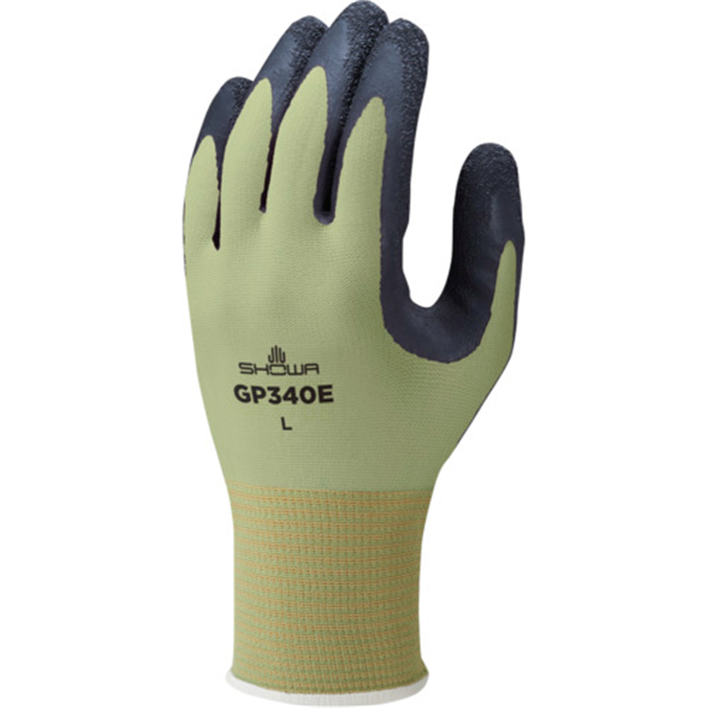 SHOWA 天然ゴム背抜き手袋 リサイクルナイロン糸使用手袋 GP340 Sサイズ 1双（ご注文単位1双）【直送品】