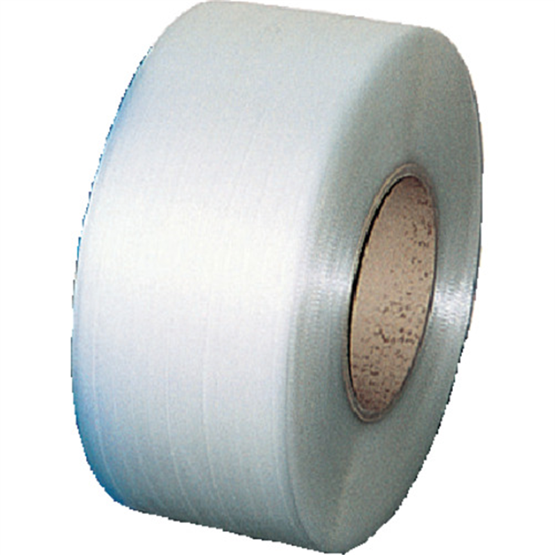 TRUSCO 自動梱包器用PPバンド エコノミー 幅15mm×長さ2500m 透明 1巻（ご注文単位1巻）【直送品】