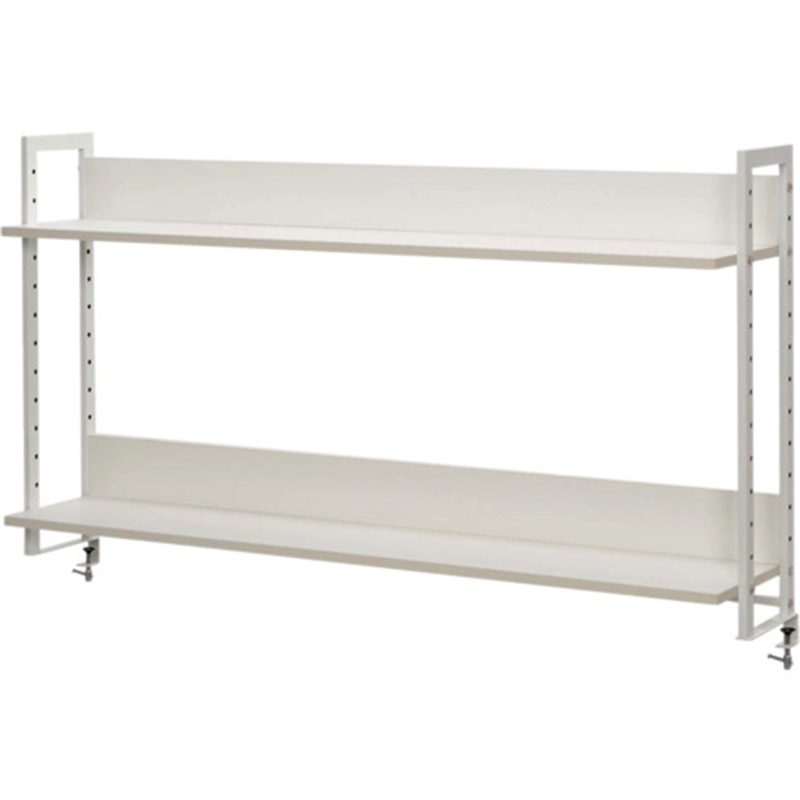 アールエフヤマカワ ワークデスク2上置ハイシェルフW1400 ホワイト  1台（ご注文単位1台）【直送品】