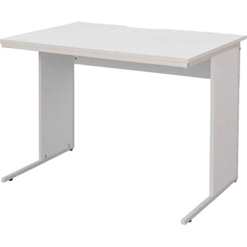アールエフヤマカワ ワークデスク2 W1000×D700 ホワイト  1台（ご注文単位1台）【直送品】