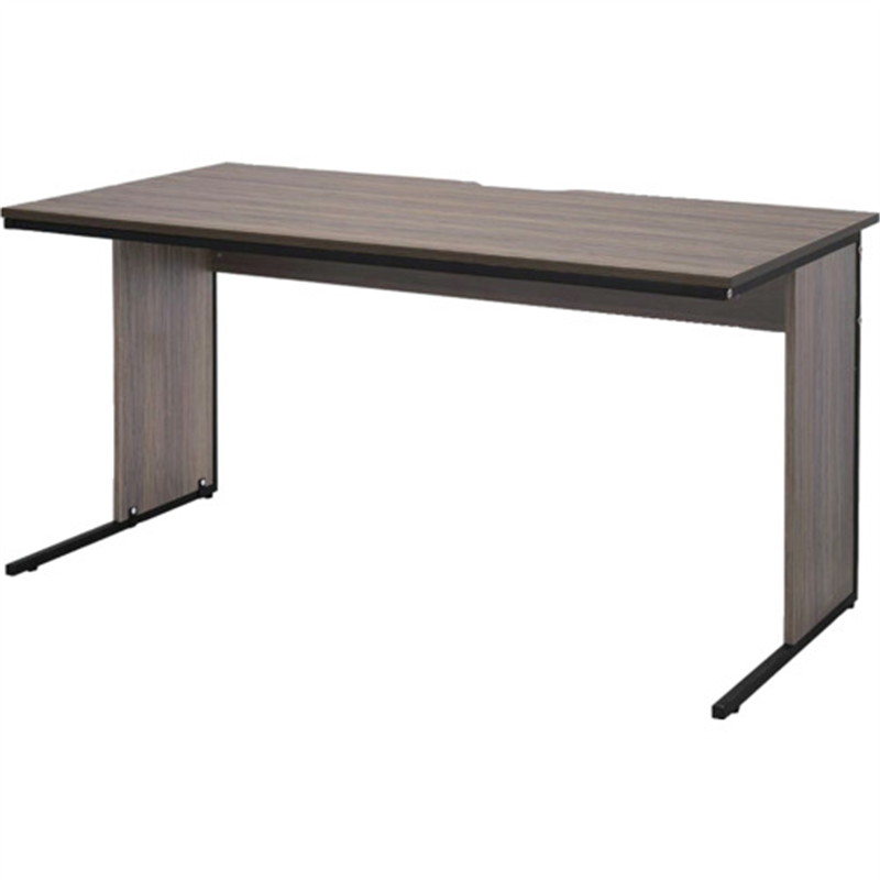 アールエフヤマカワ ワークデスク2 W1400×D700 ウォルナット2 1台（ご注文単位1台）【直送品】