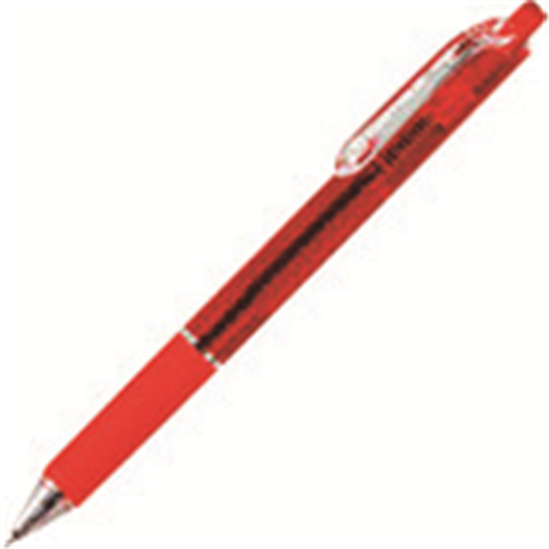 JTX 727573)ノック式油性ボ-ルペン10本 H048JRD10赤 1箱（ご注文単位1箱）【直送品】