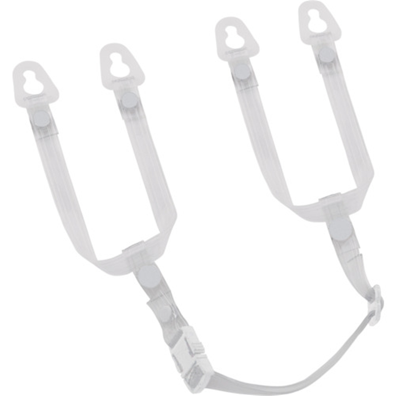 タジマ ヘルメット あご耳紐セット ビニール クリア 1個（ご注文単位1個）【直送品】