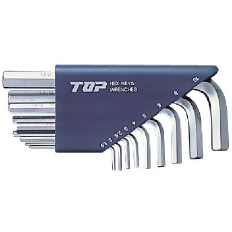 TOP 六角棒レンチスタンダードタイプセット 9本組 1セット（ご注文単位1セット）【直送品】