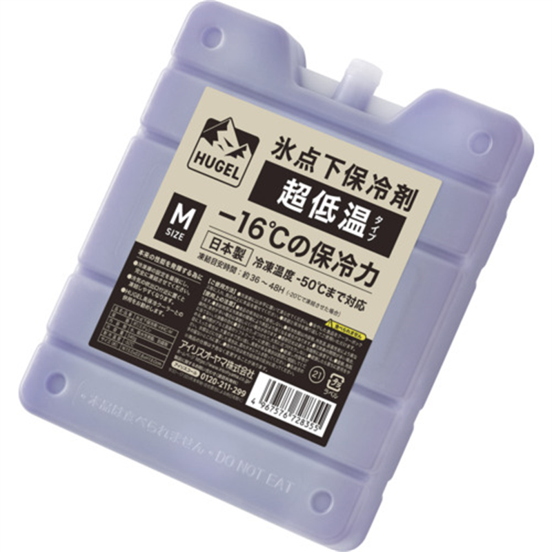 IRIS 107936 HUGEL 氷点下保冷剤 超低温タイプ M 1個（ご注文単位1個）【直送品】