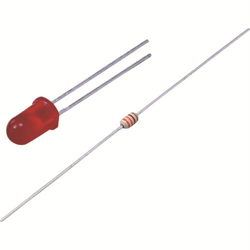 ELPA LED 5MM 赤 1袋（ご注文単位1袋）【直送品】