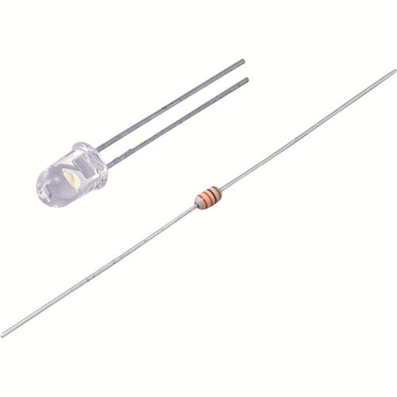 ELPA LED 5MM 白 1袋（ご注文単位1袋）【直送品】