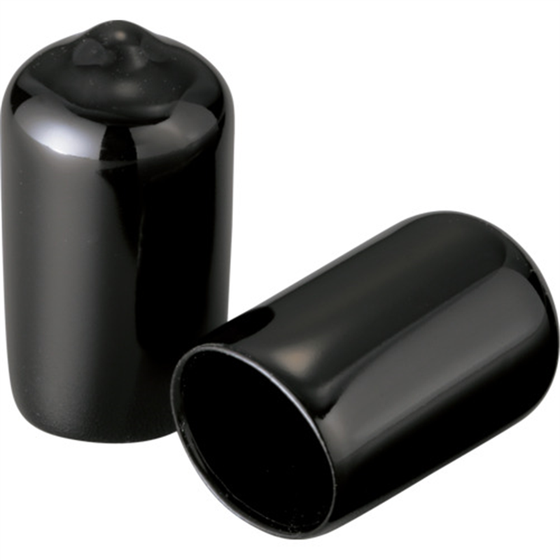 IWATA 保護キャップ 丸 (1個入) 黒 1個（ご注文単位1個）【直送品】