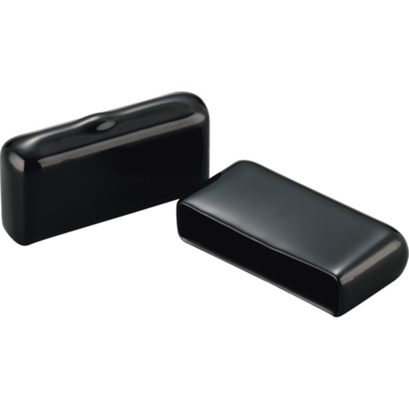 IWATA 保護キャップ フラットバー用 (10個入) 黒 1袋（ご注文単位1袋）【直送品】