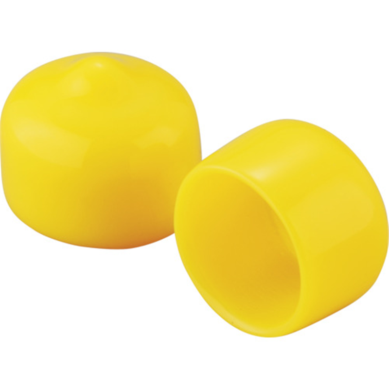 IWATA 保護キャップ 丸 (100個入) 黄 1袋（ご注文単位1袋）【直送品】
