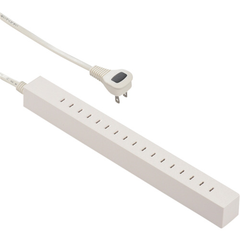 OHM 差し込み自由なスリムタップ8.5口1.5m 1個（ご注文単位1個）【直送品】