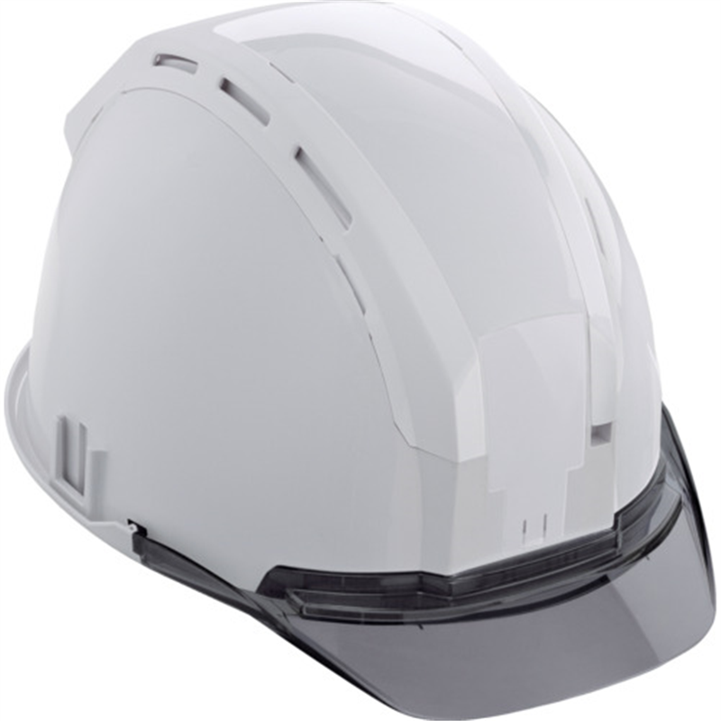 タジマ ヘルメット セフメット(セフ取付溝付ヘルメット) ホワイト スモーク 1個（ご注文単位1個）【直送品】