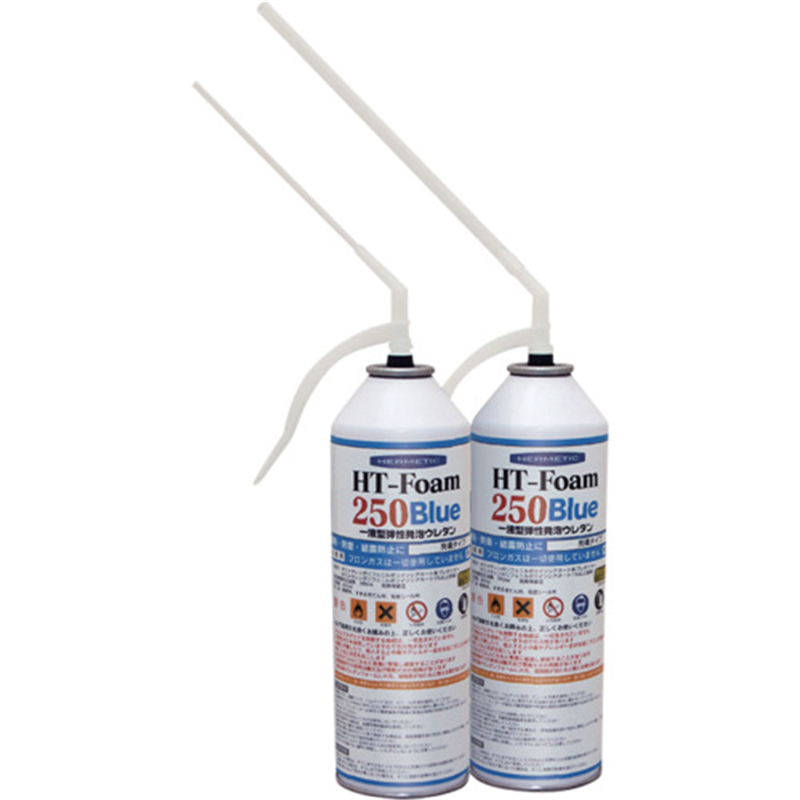 ヘルメチック 発泡ウレタン HTーFoam250Blue 500ml 1個（ご注文単位1個）【直送品】