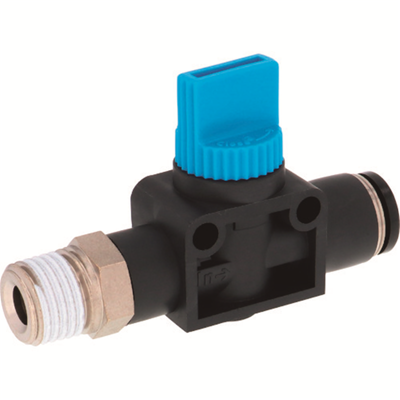 PISCO ハンドバルブ ストレートB3方弁チューブR1/4出力8 1個（ご注文単位1個）【直送品】