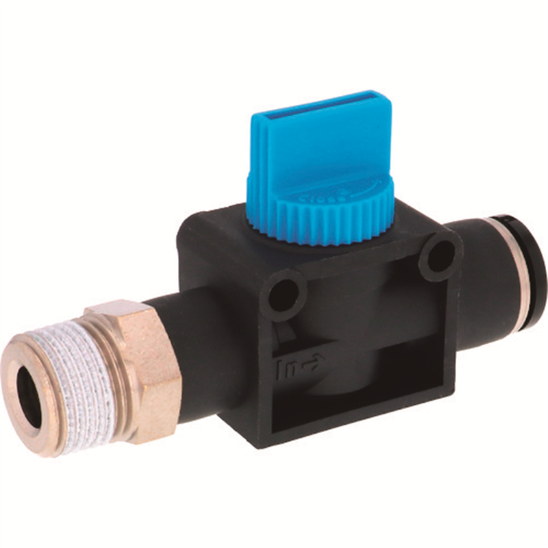 PISCO ハンドバルブ ストレートB3方弁チューブR3/8出力10 1個（ご注文単位1個）【直送品】