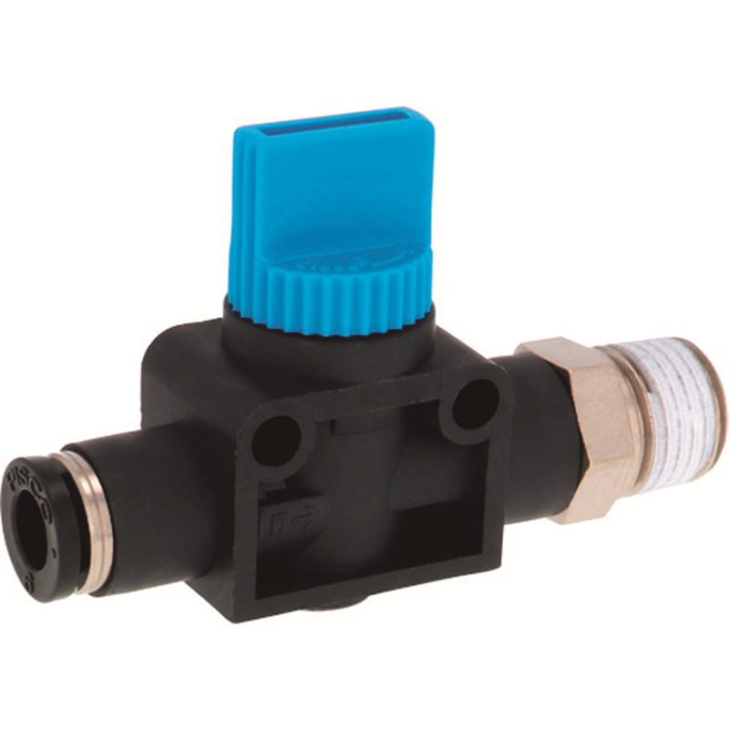 PISCO ハンドバルブ ストレートA3方弁チューブ6出力R1/4 1個（ご注文単位1個）【直送品】