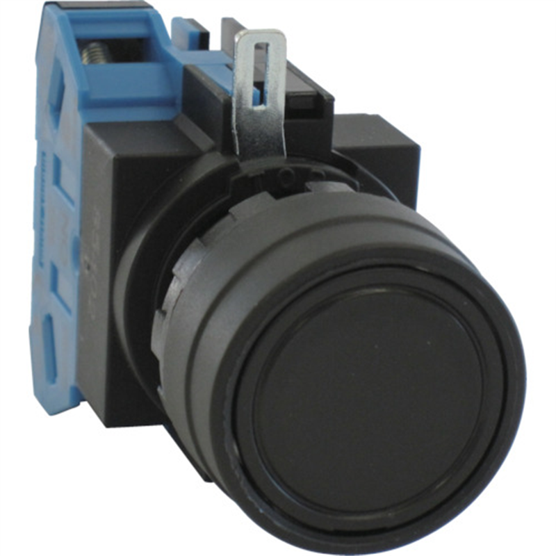 IDEC Φ22丸平形押しボタンスイッチ 1個（ご注文単位1個）【直送品】