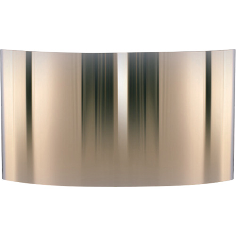 JUTEC 耐熱保護服 フード フリーサイズ用 ポリカーボネートバイザー ゴールド 100mm×220mm 1個（ご注文単位1個）【直送品】