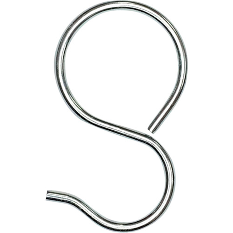 ニッサチェイン 単管用フックP型 IPH-48 鉄ユニクロメッキ 線径4.8mm 94mm 50個入り 1箱（ご注文単位1箱）【直送品】