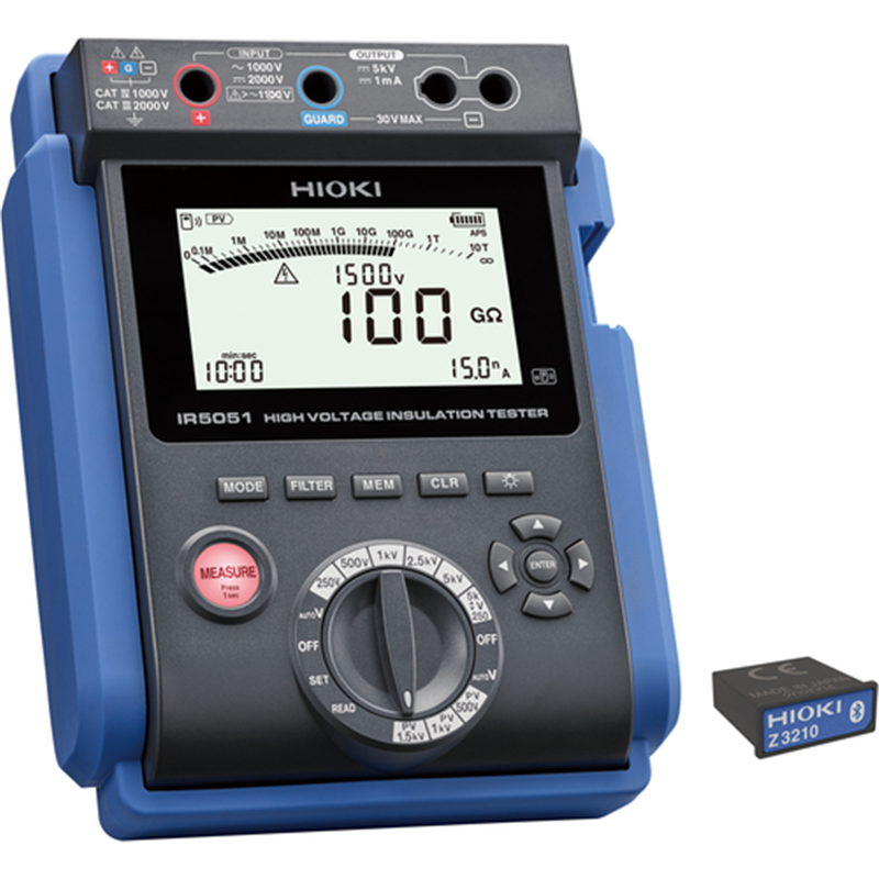 HIOKI 高電圧絶縁抵抗計ワイヤレスセット IR5051-90 1式（ご注文単位1式）【直送品】