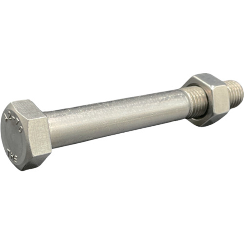 HIーLEAD 六角ボルト・ナット(本体規格/新JIS) A2-70 SUS304/ステンレス M16X120L ピッチ2.0 半ねじ スタイル1ナット 1組（ご注文単位1組）【直送品】