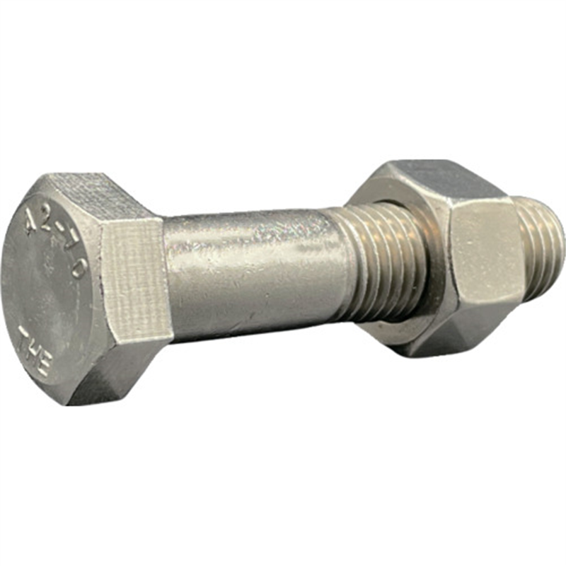 HIーLEAD 六角ボルト・ナット(本体規格/新JIS) A2-70 SUS304/ステンレス M16X65L ピッチ2.0 半ねじ スタイル1ナット 1組（ご注文単位1組）【直送品】